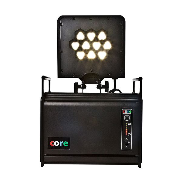 CORE FLOOD Area Light - 52Ah 4hr System with 3.5m tripod